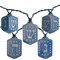 Kurt Adler 10 Count Blue Hanukkah Dreidel Novelty Light Set-Incandescent Lights